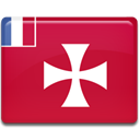 flag, futuna, wallis Crimson icon