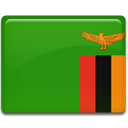 Zambia, flag ForestGreen icon