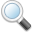 Find, zoom, search Silver icon