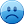 Character, emoticons, smiley, smile, sad, staring, disappointed, Face, Confused CornflowerBlue icon