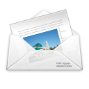 envelope, mail, Email, Letter, newsletter WhiteSmoke icon