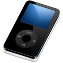 Apple, ipod Black icon