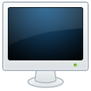 Computer, monitor, screen DarkSlateGray icon