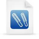 File, paper, Blue, document WhiteSmoke icon