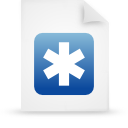File, document, paper, Blue WhiteSmoke icon