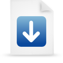 Blue, File, paper, document WhiteSmoke icon