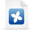 paper, document, Blue, File WhiteSmoke icon