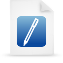 document, Blue, File, paper WhiteSmoke icon