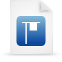 Blue, document, File, paper WhiteSmoke icon