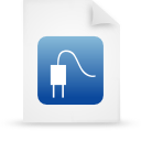 paper, File, document, Blue WhiteSmoke icon