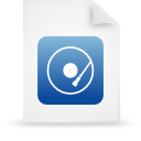 paper, document, Blue, File WhiteSmoke icon