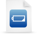 Blue, document, paper, File WhiteSmoke icon