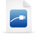 Blue, document, paper, File WhiteSmoke icon