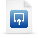 document, Blue, paper, File WhiteSmoke icon