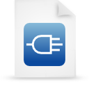 File, document, paper, Blue WhiteSmoke icon