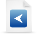 Blue, paper, File, document WhiteSmoke icon