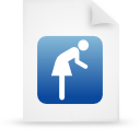 paper, Blue, document, File WhiteSmoke icon