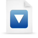Blue, document, paper, File WhiteSmoke icon
