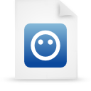 document, Blue, paper, File WhiteSmoke icon