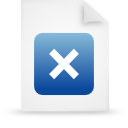 Blue, File, document, paper WhiteSmoke icon