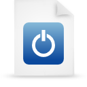 Blue, document, File, paper WhiteSmoke icon