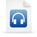 Blue, document, paper, File WhiteSmoke icon