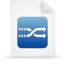 File, Blue, document, paper WhiteSmoke icon