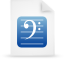 document, Blue, File, paper WhiteSmoke icon