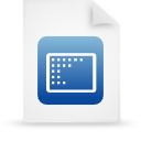 Blue, File, paper, document WhiteSmoke icon