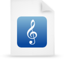 Blue, document, paper, File WhiteSmoke icon