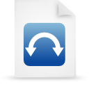 document, Blue, File, paper WhiteSmoke icon