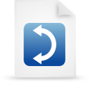 Blue, paper, document, File WhiteSmoke icon