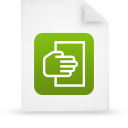 File, green, paper, document WhiteSmoke icon