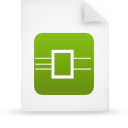 File, document, paper, green WhiteSmoke icon