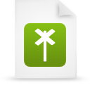 green, paper, File, document WhiteSmoke icon