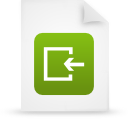 green, paper, document, File WhiteSmoke icon