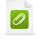 File, paper, document, green WhiteSmoke icon