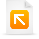 Orange, document, File, paper WhiteSmoke icon