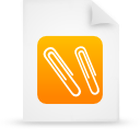 document, Orange, File, paper WhiteSmoke icon