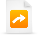 document, Orange, File, paper WhiteSmoke icon