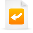 paper, document, Orange, File WhiteSmoke icon