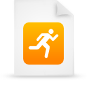 document, Orange, File, paper WhiteSmoke icon