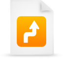 paper, Orange, File, document WhiteSmoke icon