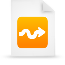 paper, File, document, Orange WhiteSmoke icon