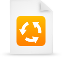 paper, File, document, Orange WhiteSmoke icon