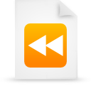 File, paper, document, Orange WhiteSmoke icon