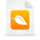 Orange, paper, File, document WhiteSmoke icon