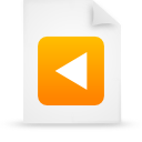 document, Orange, paper, File WhiteSmoke icon