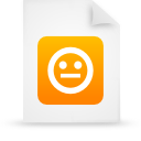 File, document, Orange, paper WhiteSmoke icon