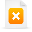 File, paper, Orange, document WhiteSmoke icon